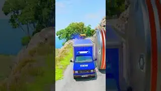 Epic BeamNG.Drive crashes! 💥 Real physics, wild stunts, and pure chaos! 🚗🔥 #BeamNGDrive #beamngdrive