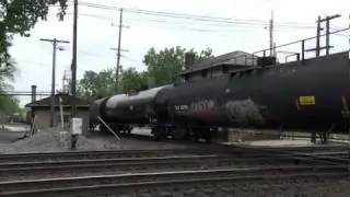 CN 8892 & 5762 Leads a Manifest South, West Chicago, IL