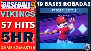 🔴 BASEBALL 9 BATEA PARA EL CICLO HIT FOR THE CLYCLE HOMERUN LIGA MASTER VIDEOJUEGOS ANDROID IOS HITS