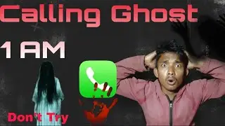 Calling Ghost at night 1 AM 😱 * scary number *