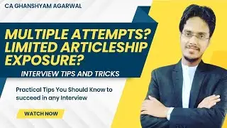 CA CMA Job interview preparation demo session I ICAI CAMPUS PLACEMENT 2024