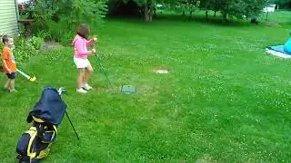 Backyard Driving Range first try