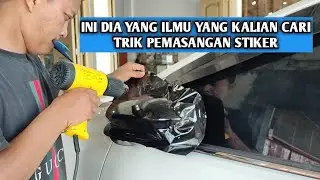 Alamak‼️Kenapa Baru Tahu Sekarang Pantesan Gampang, Ternyata Seperti Ini Trik Pemasangan Stiker