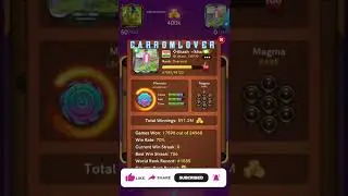 Battle Tower master 🔥 400k #carrompool #carromlover #shorts #bitaim #battletower   #miniclip