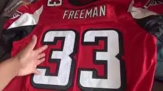 Nike Atlanta Falcons #33 Devonta Freeman Red Elite Jersey