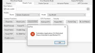 umt forbidden application 11 detected problem