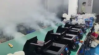 Testing 1500w haze machine 