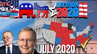 The 2020 Senate Elections as of July 2nd, 2020