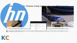 Как исправить ошибку &laquo;Монитор переходит в спящий режим&raquo; на компьютере HP &mdash; Нет сигнала и исправле...