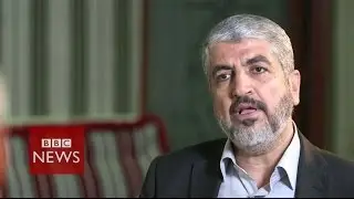 'We want ceasefire parallel with lifting of siege on Gaza' Hamas leader Khaled Meshaal - BBC News