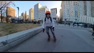 Thrilling Boston Street Skating Session-Christmas 2023