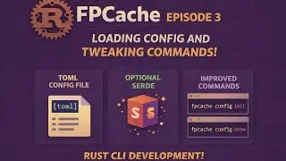 How to build a Rust CLI tool - Config loading and serde featuring (FPCache Ep3)