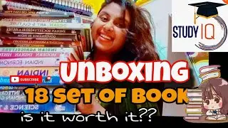 Studyiq Set of 18 books ✨UNBOXING🤯 Is it even worth it??🥴🥴 P21 Batch | Upsc Aspirant 🥰 Must watch😵‍💫