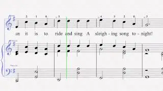 Jingle Bells - Christmas Sheet Music Video Score