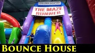 Huge Inflatable Indoor Playground for kids bounce house! Giant Slides Children Play Center Fun