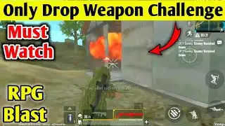 Only Drop Weapon Challenge In PUBG Lite | Difficult Gameplay | Solo vs Squad - Pro Gameplay
