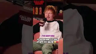 Ed Sheeran Needs To Hang Out /w Post Malone 🥹❤️ #edsheeran #podcast #PostMalone