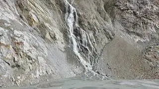 Pitze waterfall & glacier  Mittelberg   Tirol - Austria