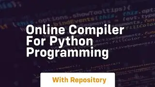 online compiler for python programming