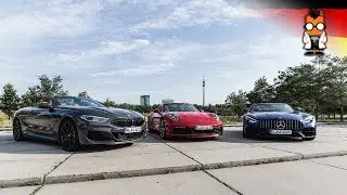 Cabrio Vergleich Porsche 911 - AMG GT C - BMW M850