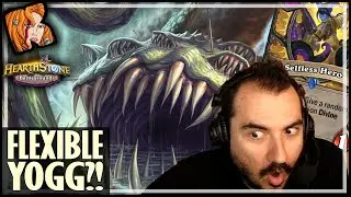 YOGG CAN SWAP BUILDS NOW?! - Hearthstone Battlegrounds