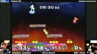 Polybash XIII - CT EMP Mew2King + Vwins vs Jethrotex + KirbyKaze - Winners Finals - SSBM
