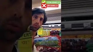 Come UVA CON SEMILLA. Sin semilla NO EXISTE en la naturaleza.