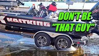 PROPER ETIQUETTE When Launching Your Boat - Don't Be 