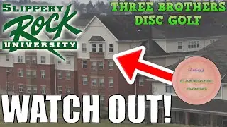 Launching Huge Drives! Three Brothers Disc Golf @ Slippery Rock (Greens - Back 9)