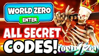 World Zero (October 🎃) CODES *UPDATE!* ALL NEW ROBLOX World Zero CODES!