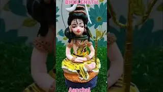 2025Shiv ji idol making with clayMahadev making HarHar Mahadev#shorts#s hortX#sa wan