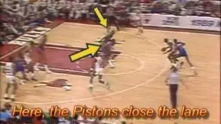 Michael Jordan vs. Piston's Defense (aka: 