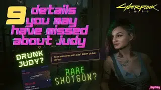 9 DETAILS YOU MAY HAVE MISSED ABOUT JUDY ALVAREZ | Cyberpunk 2077