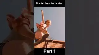 She fell from the ladder&hellip; #movie #fyp