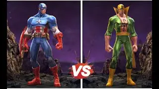 Marvel SpiderMan Games. Iron Fist and Captain America
