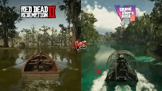 GTA 6 vs RDR 2 Graphics and Details Comparison