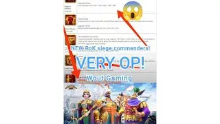 NEW RANGED COMMANDERS TOO OP! how you should use range mode! this will change RoK battles!