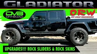 Jeep Gladiator Upgrades Review - DV8 Side Step/Sliders & Rock Skins