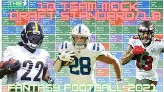 2021 Fantasy Football Mock Draft - Standard Scoring- 10 Team - Pick 8
