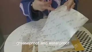 PE coated paper for food package #foodpaper #foodgrade #foodpackage