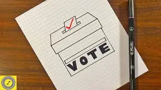 How To Draw a Ballot Box