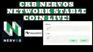 СТАБИЛЬНАЯ МОНЕТА NEXIS DAO (TAI) В СЕТИ CKB NERVOS!