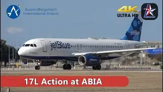 [4K] December 17L Action at Austin Bergstrom International Airport | KAUS | Austin