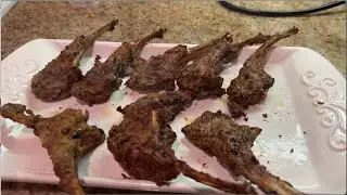 Crunchy Lamb Rib Barbecue in Air Fryer | Lamb Chop Simple Recipe | How To Make Barbecue in Air Fryer