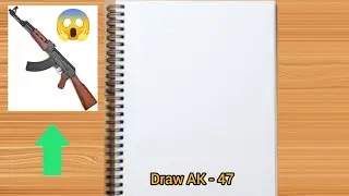 AK‑47 Drawing | Realistic Gun Sketch Tutorial