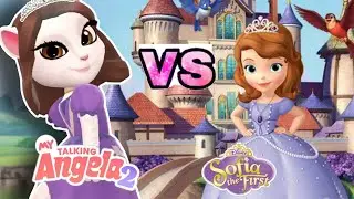 My Talking Anjela 2 New Update Gameplay/New Update Gameplay Anjela Vs Princess Sofia #sofia