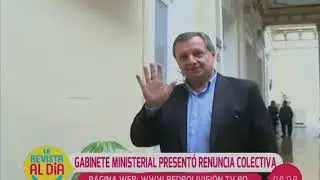 Gabinete ministerial presentó renuncia colectiva