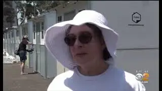 Village for Vets on CBS LA For Painting Shelters at LA VA