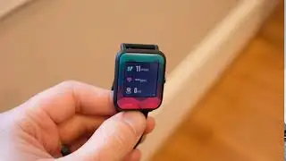 GadgetWraps Amazfit Bip Matte Chevron Spectrum Skin and Screen Protector