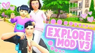 GET TAKEOUT, GO ON DATES, COUPLES THERAPY + MORE! // EXPLORE MOD V3 REVIEW | THE SIMS 4